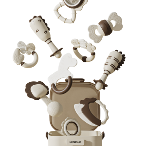 HeOrShe Tiny Rattle Set